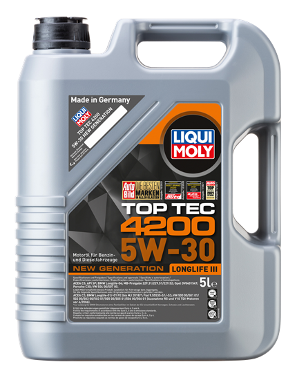 Liqui Moly Top Tec 4200 5W30 5 Litre Motor Yağı (8973) / 2026 Üretim