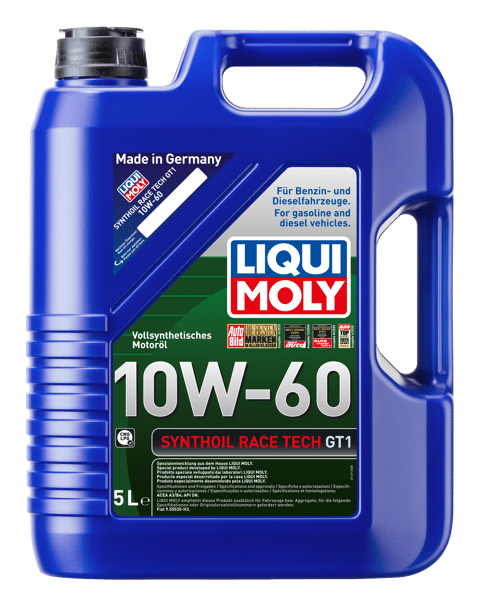 Liqui Moly 10W60 5 Litre Synthoıl Race Tech GT1 (8909) / 2026 Üretim