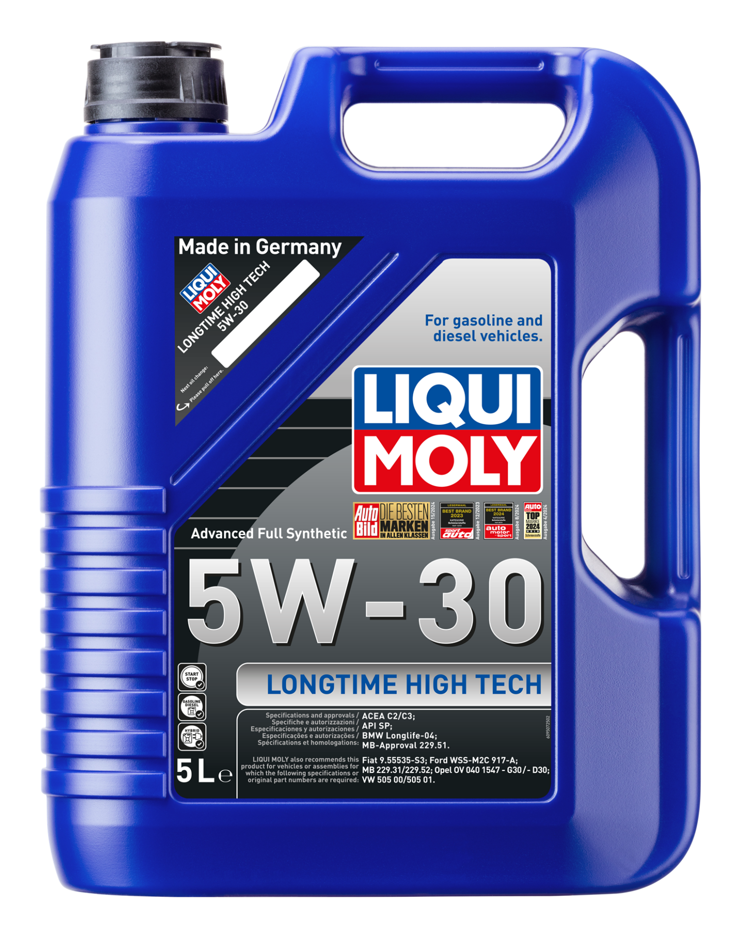 Liqui Moly Longtime High Tech 5W-30 Motor Yağı 5 L (9507)