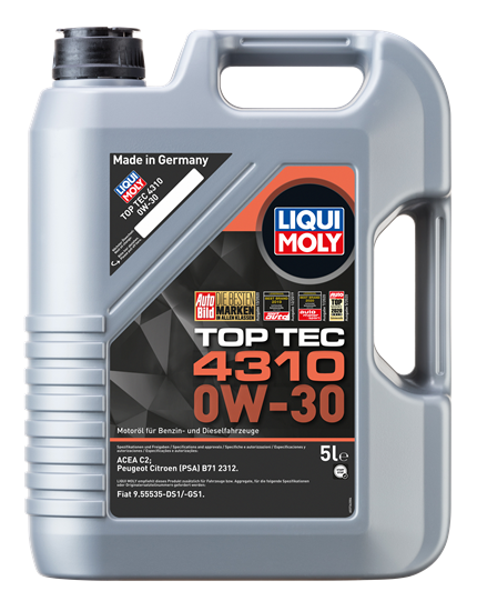 Liqui Moly Top Tec 4310 0W30 Motor Yağı 5 Litre (2362)