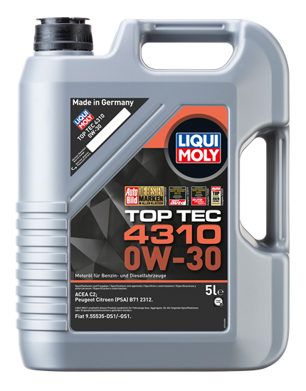 Liqui Moly Top Tec 4310 0W30 Motor Yağı 5 Litre (2362)