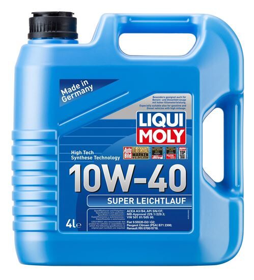 Liqui Moly 10W40 Motor Yağı Süper Sentetik 4 Litre (9504)