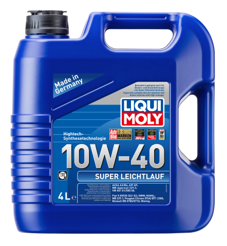 Liqui Moly 10W40 Motor Yağı Süper Sentetik 4 Litre (9504) / 2026 Üretim