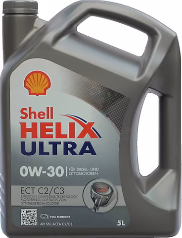 Shell Helix Ultra ECT C2/C3 0W-30 5 Litre Motor Yağı