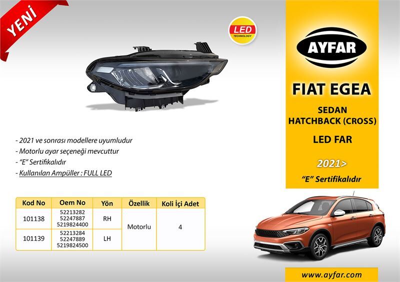 SAG FAR EGEA - EGEA CROSS FULL LED 20>