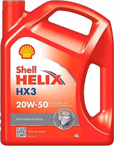 Shell Helix HX3 20W-50 4 lt Motor Yağı