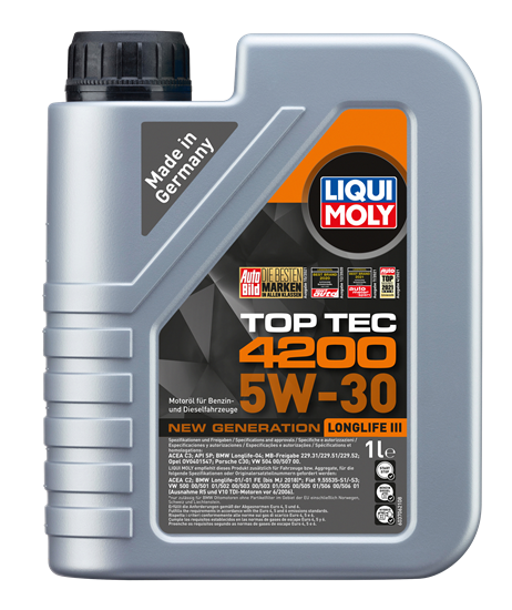 Liqui Moly Top Tec 4200 5W-30 1 lt Motor Yağı (8972)