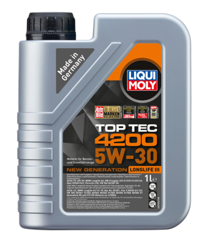 Liqui Moly Top Tec 4200 5W-30 1 lt Motor Yağı (8972)