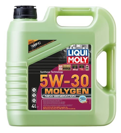 Liqui Moly 5W30 DPF Motor Yağı Molygen New Generation 4 Litre (21225) / 2026 Üretim