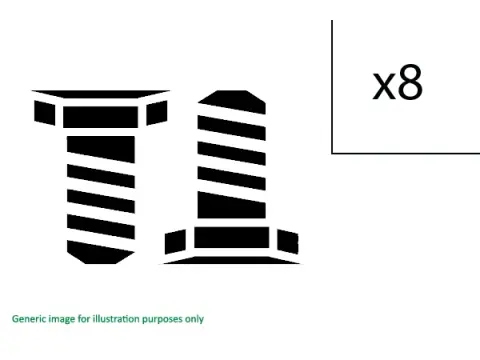 VOLAN CIVATA TAKIMI (8 ADET 6 KOSELI) DISCOVERY 3 04>09 DISCOVERY 4 09>18 JAGUAR S-TYPE II (X200) 2.