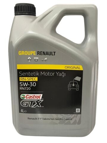 Castrol GTX RN720 5W-30 4 Lt Motor Yağı