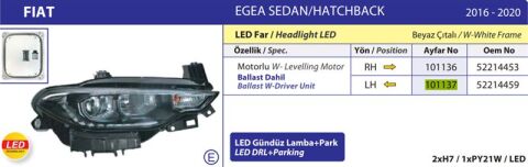 SAG FAR FIAT EGEA 16>20