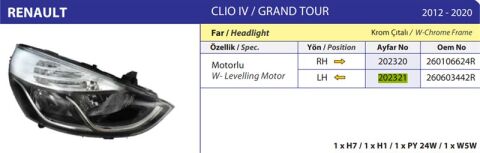 FAR SOL CLIO IV 12> KROM CITALI
