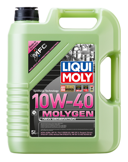 Liqui Moly 10W40 Motor Yağı Molygen New Generation 5 litre (9951) / 2026 Üretim