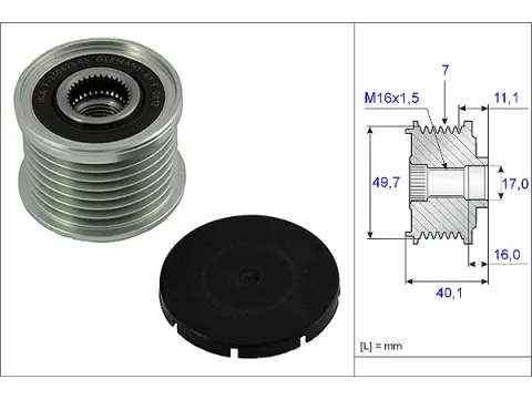 ALTERNATOR KASNAGI W211 03>08 W463 00> W163 01>05 W220 00>05