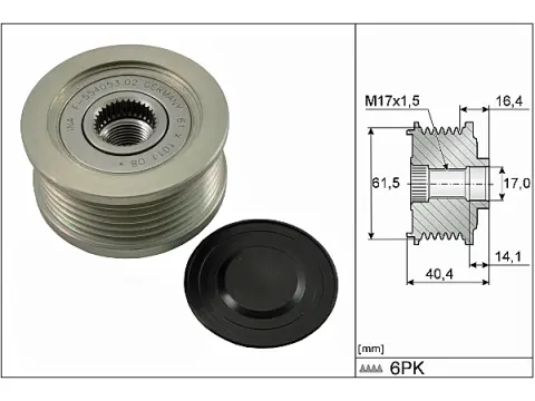 ALTERNATOR KASNAGI DOBLO PUNTO STILO 1,9JTD 01> VECTRA C 1,9CDTI 04>