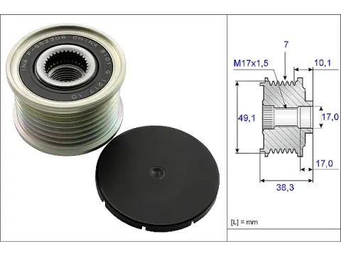 ALTERNATOR KASNAGI W204 08>14 W205 14>18 VITO W447 14> VITO W639 10> ,  MOVANO MASTER III MEGANE III