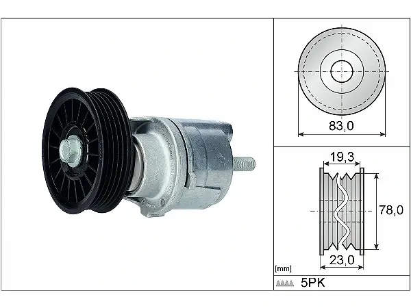 ALTERNATOR GERGI RULMANI (GERDIRICI) PASSAT A4 A6 1,9TDI AFN AVG