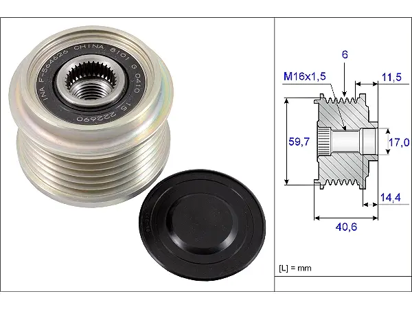 ALTERNATOR KASNAGI ASTRA J A17DTC - A17DTE - A13DTE