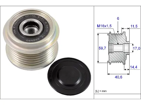 ALTERNATOR KASNAGI ASTRA J A17DTC - A17DTE - A13DTE