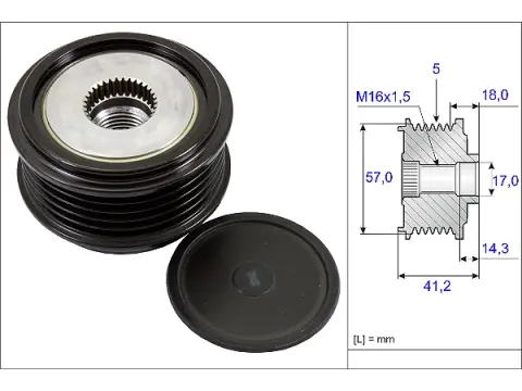ALTERNATOR KASNAGI 5 KANAL I20 RIO 1.4 CRDI 2008 2015 I30 CEED SOUL 1.6 CRDI 2012> MANUEL VITES