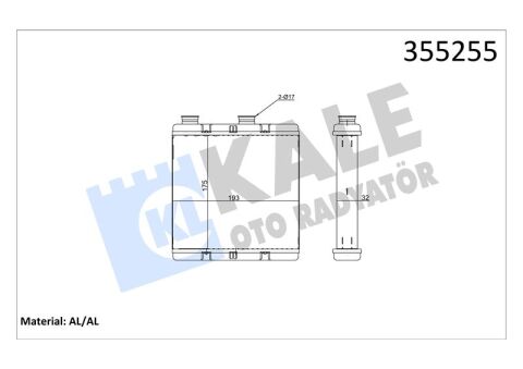 KALORIFER RADYATORU HONDA CIVIC VIII H.B 1.4 1.8 2.0 FN FK 06>12