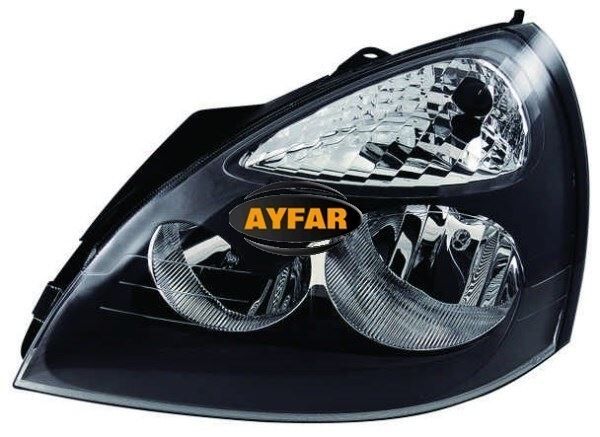 FAR+SINYAL SAG CLIO II-SYMBOL II 04>(MANUEL)(H7+H1)SIYAH KAPAKLI
