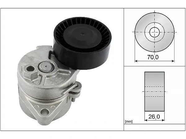 KAYIS GERGI RULMANI (KUTUKLU, KLIMA) BMW E46 E39 E38 E36 E85 E53 E86