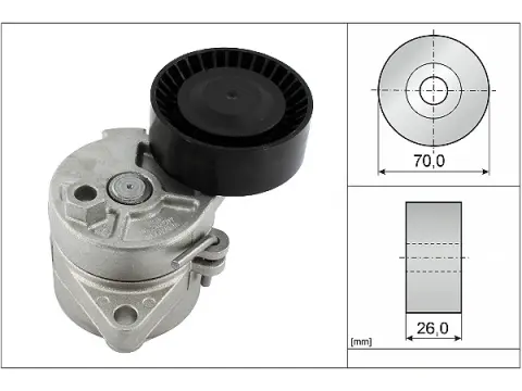 KAYIS GERGI RULMANI (KUTUKLU, KLIMA) BMW E46 E39 E38 E36 E85 E53 E86