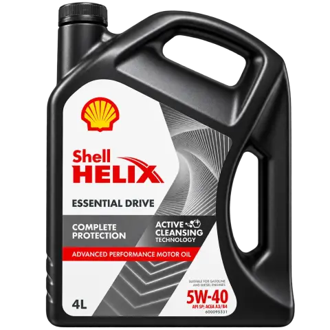 Shell Helix Essential Drive 5W-40 Motor Yağı 4 Litre / 2026 Üretim