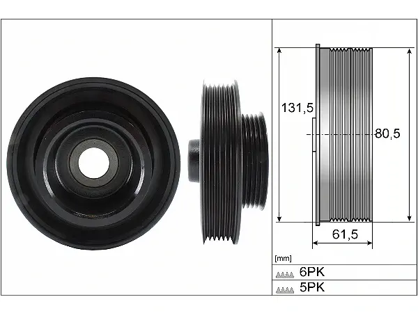 KRANK KASNAGI (C MAX II 1.6Ty 10 / FIESTA VI 08 1.25 1.4 08 FOCUS III 1.6Ty 10 MONDEO IV 07 )