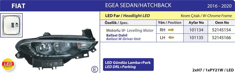 SAG FAR FIAT EGEA 16>20